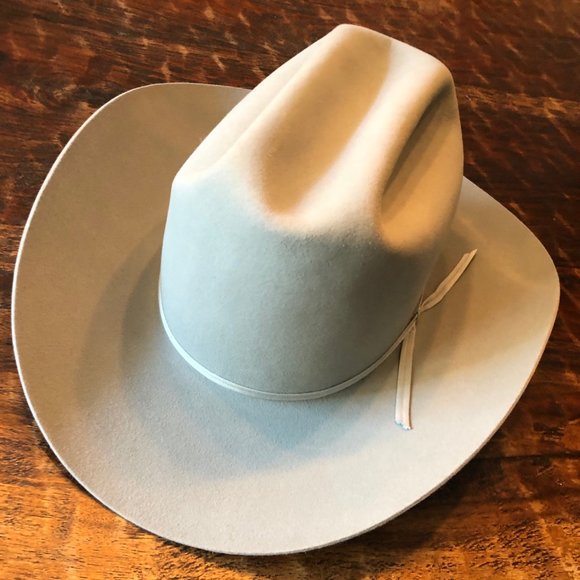 Resistol Other - Resistol 5X Beaver 7 3/8 Sterling Gray Ridgetop Cowboy Hat